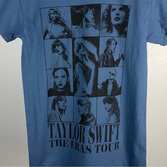 OFFICIAL Taylor Swift Eras Tour T Shirt Merch Band Swifty Double Sided Small - Picture 2 of 6